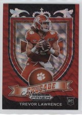 2021 Panini Prizm Draft Picks Crusade Ruby Wave Prizm Trevor Lawrence #161 2r7
