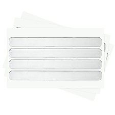 48Stk Schrankt&uuml;rpuffer 6" x 0,6",selbstklebende Gummipufferstreifen,transparent