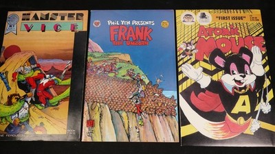 THE UNICORN/ATOMIC MOUSE/HAMSTER VICE Underground Comics - Very Fine Comix Set