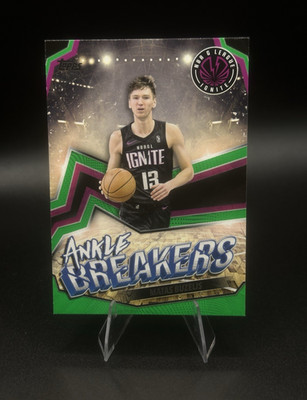 Topps 2023-24 G-League Ignite Matas Buzelis RC AB-5 Ankle Breakers Green /99