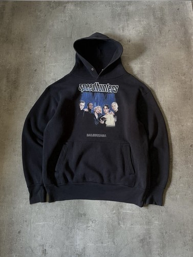 Original Balenciaga Speedhunter Hoodie Jacket Size L Vintage Style