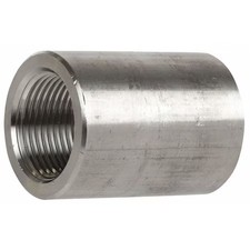 Zoro Select 4307000062 3/4 In Fnpt Stainless Steel Coupling, Class 3000, 304,