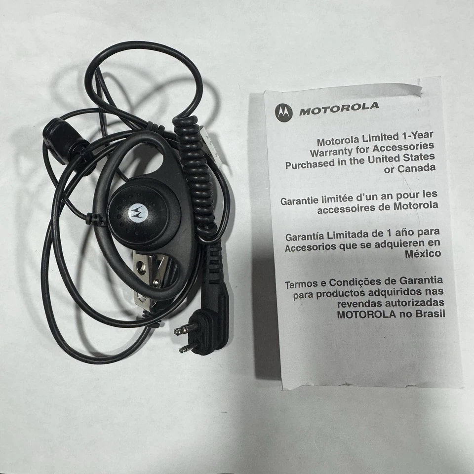 Motorola HKLN4599A Earpiece with In-line Microphone and Push-To-Talk - Image 4 of 4