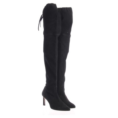Stuart Weitzman Overkneestiefel 39,5 EUR Schwarz Neu