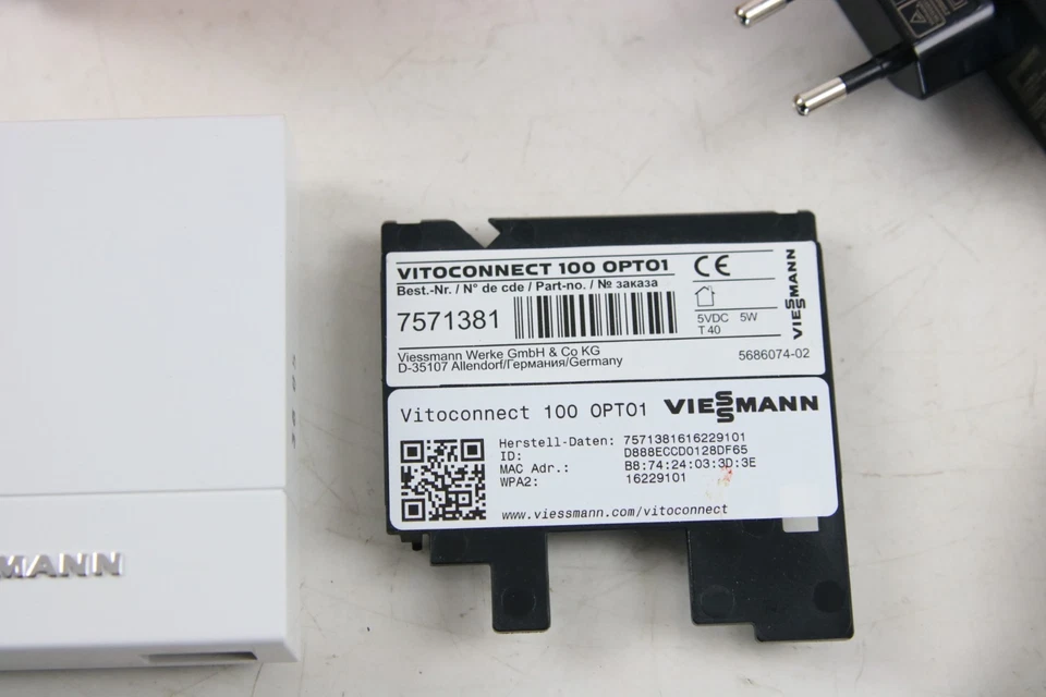Vitoconnect 100 OPT01 Viessmann 7571381 WLAN-Modul Heizungssteuerung "3685" - Bild 3 von 4
