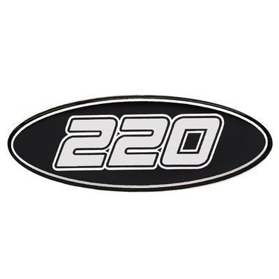 Crownline Boat Raised Decal 40164 | 220 Black Mirror