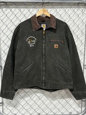 Vintage Carhartt Moss Green J97 Detroit Workwear Jacket Size XL