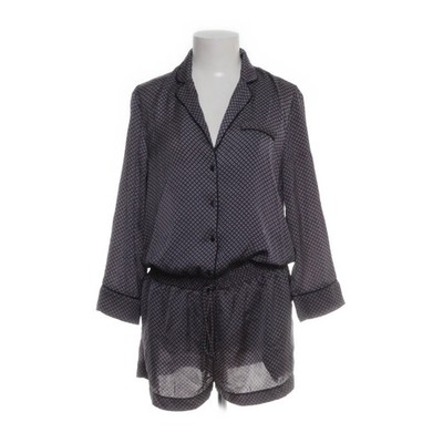 Zara Basic, Jumpsuit, Größe: L, Blau/Mehrfarbig, Polyester, Blumen, Damen #ykC