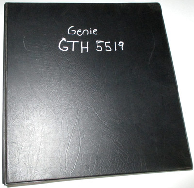 Genie GTH 55-19 Telehandler Forklift Parts Catalog & Partial Workshop Manual
