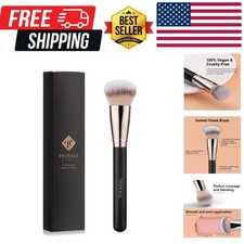Domed Cheek Brush, Medium Precision Brush Head with Dense Synthetic Bristles ...