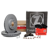 Zimmermann Bremsscheiben Ø 260Mm BeläGe FüR Opel Corsa C Meriva A Tigra B Vorne