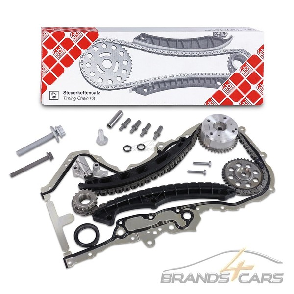 Febi Steuerkettensatz FÜR Audi A3 Seat Ibiza Skoda VW Golf Passat Touran 1.4 1.6-image