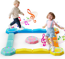 Balance Beam Stepping Stones for Kids, 13PCS Obstacle Course
