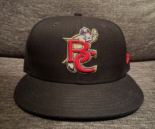 Brevard County Manatees Fitted Hat New Era 5950 MiLB Hometown Collection 7 1/2