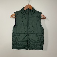 Gymboree Boys Blue  Gray Puffer Vest Size Small 5-6 Spring