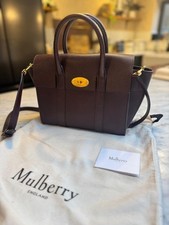 Mulberry Small Bayswater in Oxblood Natural Grain Leather