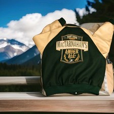 Dehem Jacket True Portland Brews 100% Wool & Leather Made in The USA Size XL