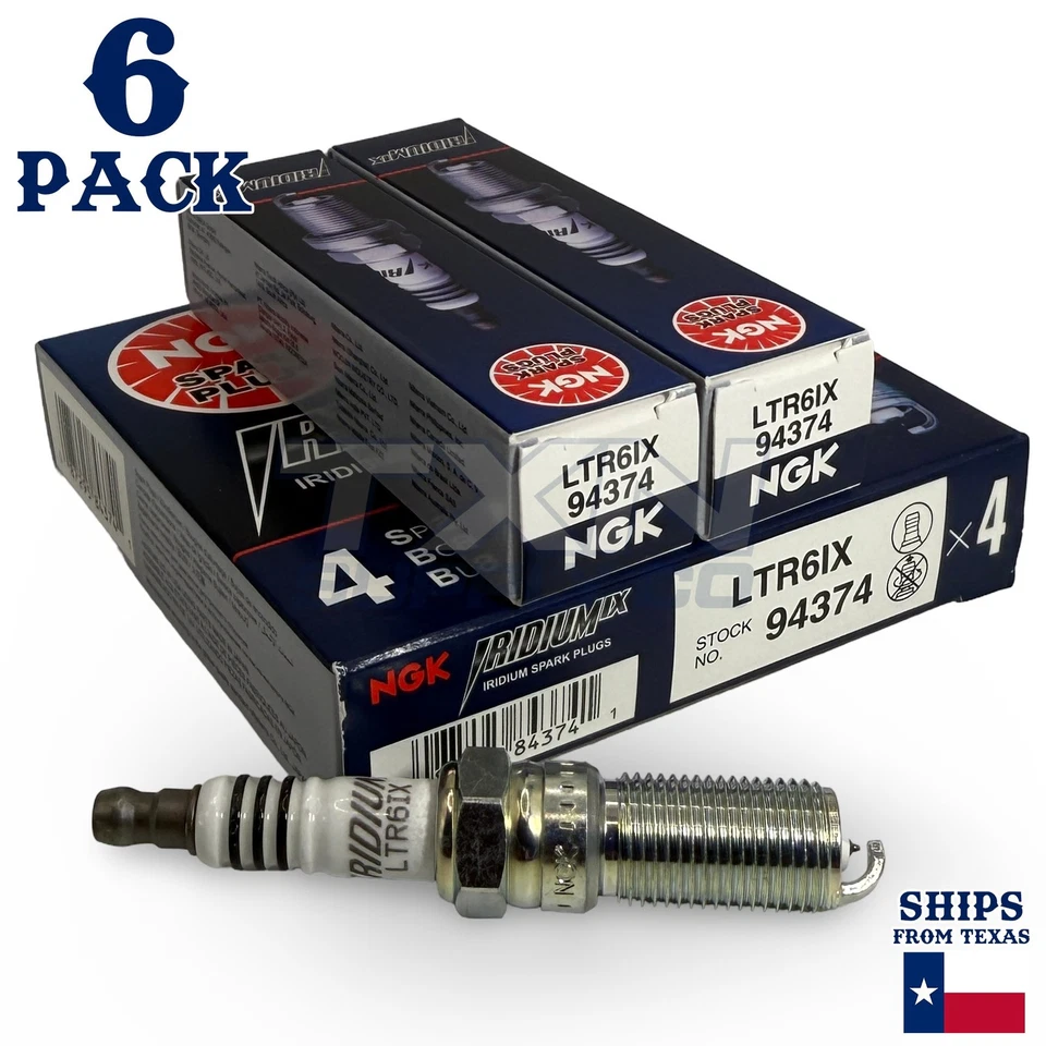 6 bujías NGK Iridium IX 2015-2019 para Ford Police Interceptor sedán V6 3,5 L Foto 2 de 3