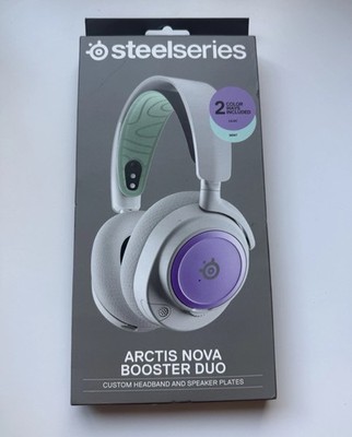 SteelSeries Exclusive Arctis Nova Booster Duo - Lilac/ Mint Colors, NEW
