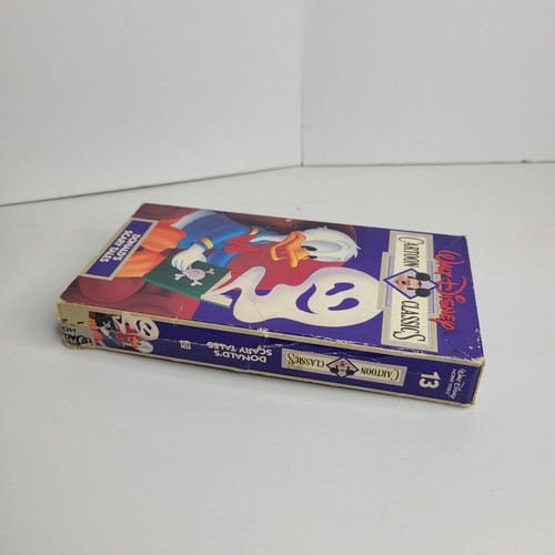 Walt Disney Cartoon Classics Donald's Scary Tales on VHS Donald Duck - Foto 2 di 4