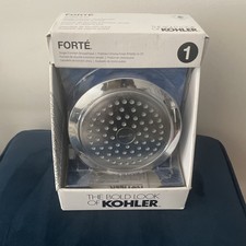 Kohler Forte R10282-G-CP Polished Chrome 1-Spray Single Wall Mount Shower Head