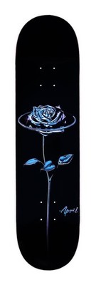 April Chrome Rose Black 8.5 Skateboard Deck