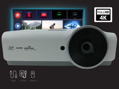 User-Friendly 2160p DLP Projector for Stage Backdrop Projection 3600 Lumens  ️