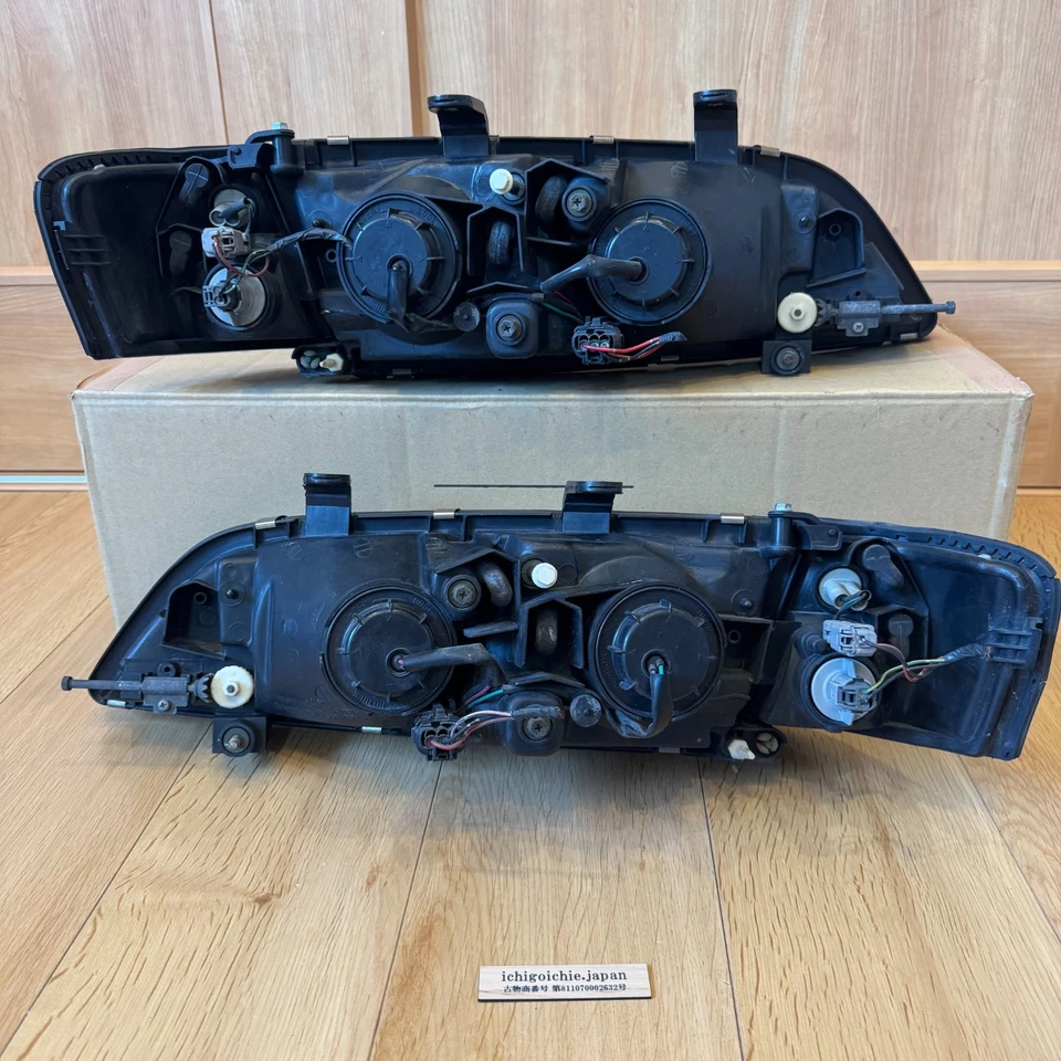 Juego de lámparas faros Kouki Nissan Primera P11 Infiniti 95-01 G20 OEM Japón Foto 2 de 4