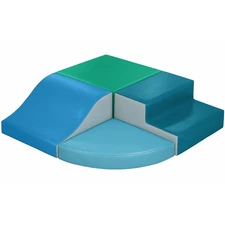 4-Pieces Climbing Toys for Toddlers: PU Leather - Soft Play Climbing for Todd...