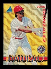 1994 Pinnacle The Naturals #4 Juan Gonzalez Texas Rangers