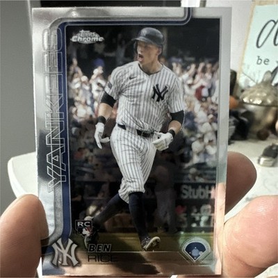 Topps 2025 Chrome Ben Rice Rookie RC #139 New York Yankees Baseball Card