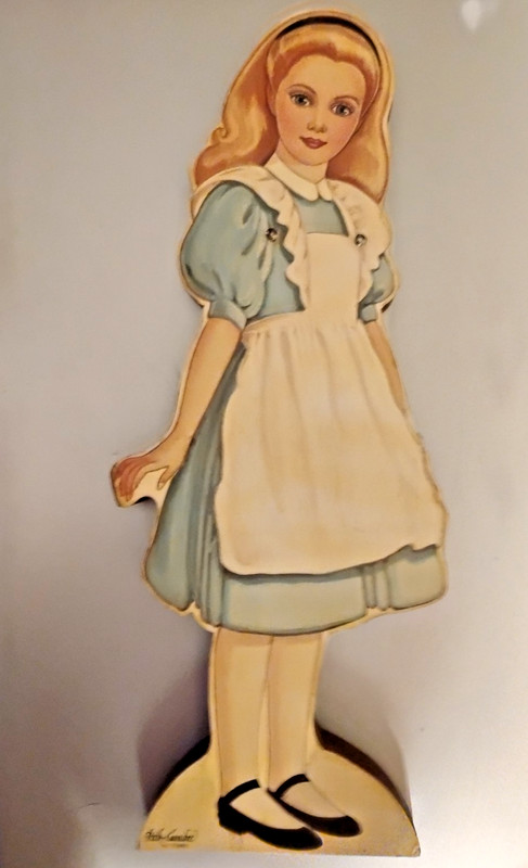 1992 Peck-Grande' Wooden Dress-up Doll w/ dresses