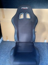 Bucket Seats Race Seat Half Leather Half Cloth 2 Door Or 4 Door Flip Forward 