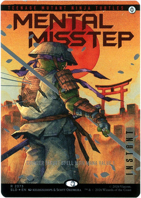 Mental Misstep (2373) Foil Secret Lair SLD - TMNT The Last Ronin - MTG NM/M