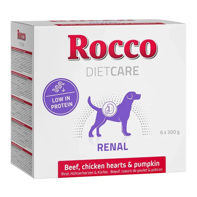 Rocco Diet Care Renal Beef With Chicken Hearts & Pumpkin Wet Dog Food *12 x 300g
Opens in a new wind