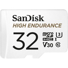 SanDisk High Endurance 32GB UHS-I microSDHC Memory Card with SD Adapter