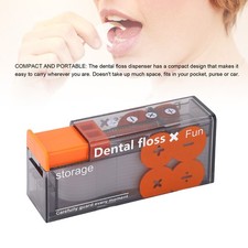 Dental Floss Dispenser Auto Popping Small Portable Floss Pick Case with