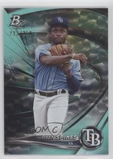 2022 Bowman Platinum Top Prospects Aqua Ice Foilboard 223/250 Ryan Spikes 03l6