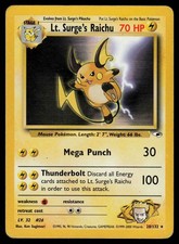 Lt. Surge's Raichu 28/132 - Pokemon Gym Heroes - Rare (MP) on eBay