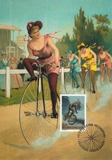 Women's Cycling Race Bike Race Bicycles Finland Mountain Stamp Mint FDC 1998