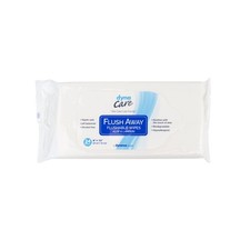 DynaCare Flushable Wipes with Aloe 24 Count Gentle Cleansing for Sensitive Skin