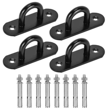 4 PCS M8 Stainless Steel Heavy Duty Ceiling Hooks with Expansion Bolts Wall