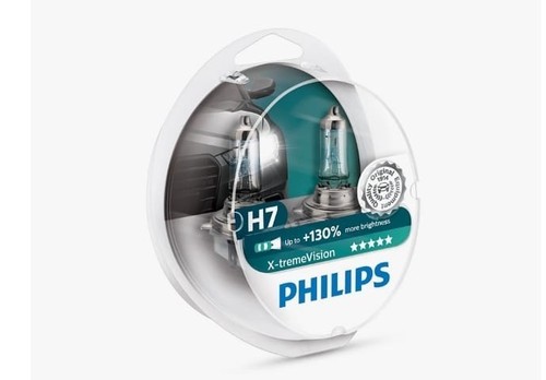 Philips H7 X-tremeVision +130% More Xtreme Vision Car Headlight Bulbs (Twin) - Picture 1 of 1