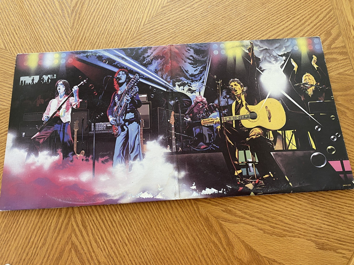Paul McCartney 1976 Vinyl Triple LP Wings Over America with Poster