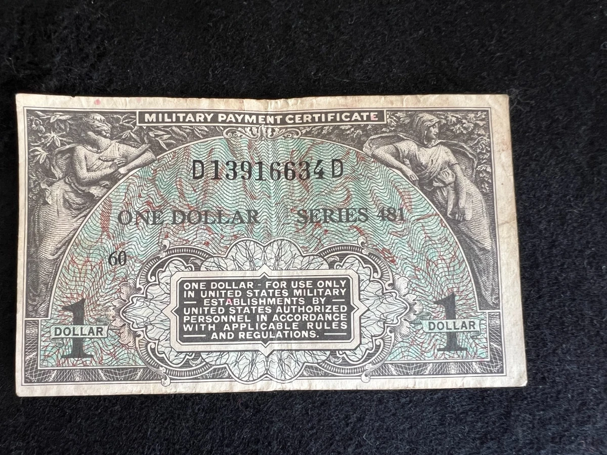 $1 US Military Payment Certificates for sale | eBay
