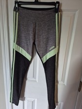 Girl's Adidas athletic sweatpants size L 14 gray and light green