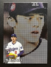 2025 Bowman's Best Pixel Portraits Roki Sasaki RC P-7 Dodgers