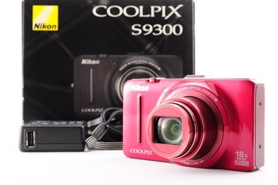 Nikon Coolpix S9300 Rot Excellent+5 16.0MP Kompakt Digitalkamera Y2702