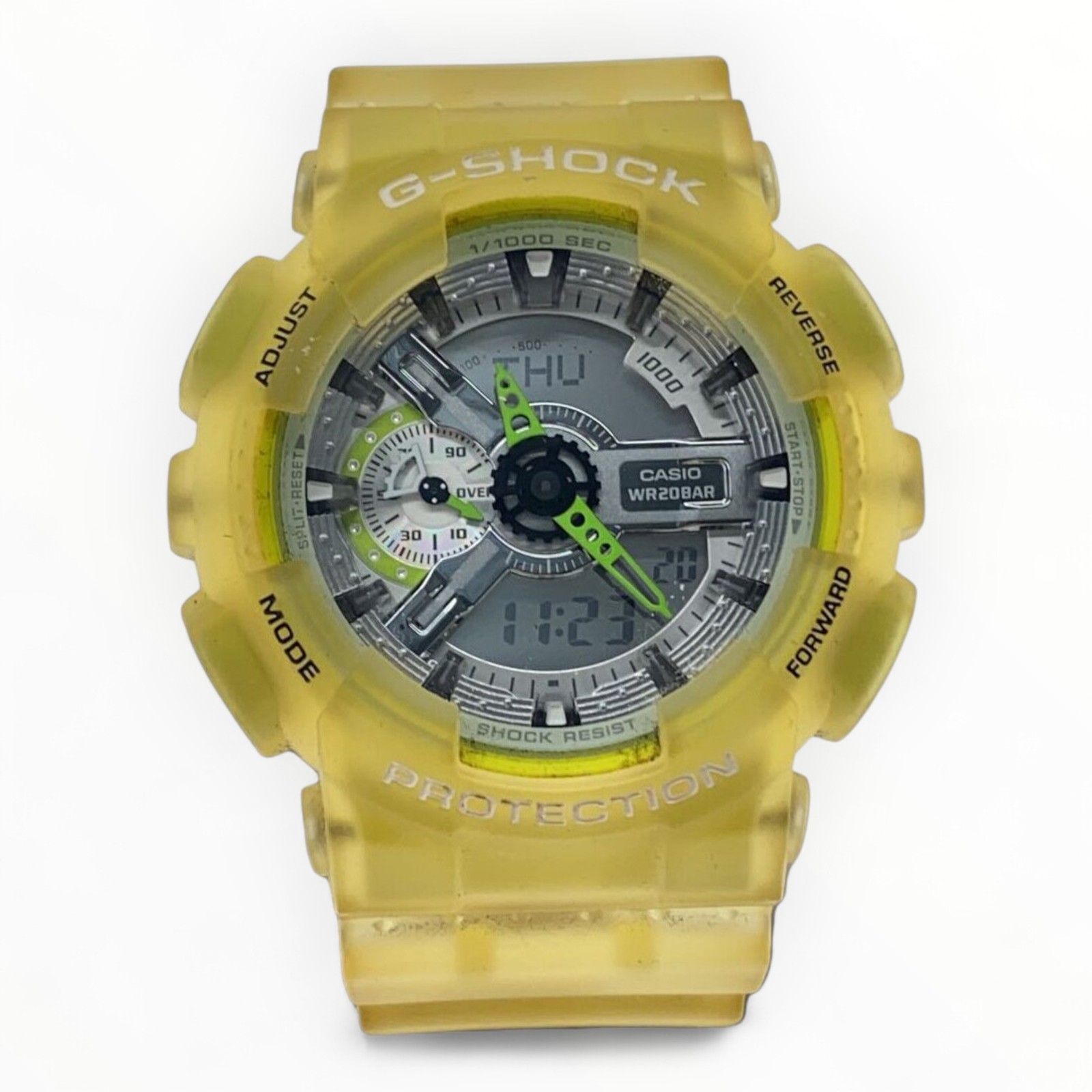 CASIO Ana-Digi Silver Quartz Watch for Men 2.17