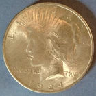 1924 Philadelphia Mint Peace Dollar BU Condition but you grade it